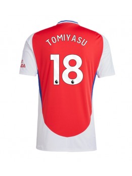 Arsenal Takehiro Tomiyasu #18 Domaci Dres 2024-25 Kratak Rukavima